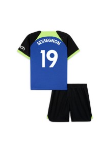 Tottenham Hotspur Ryan Sessegnon #19 Babyklær Borte Fotballdrakt til barn 2022-23 Korte ermer (+ Korte bukser)